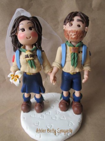 noivinhos personalizados ESCUTEIROS